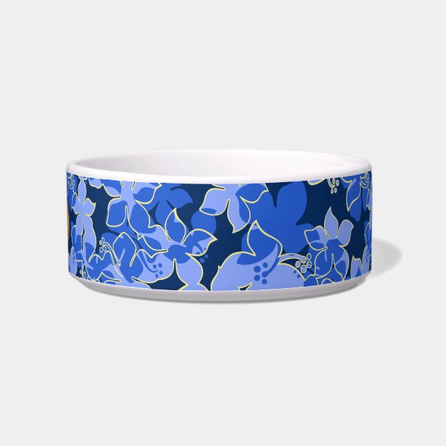 Hanalei Hawaiian Hibiscus Pet Bowls (Right)