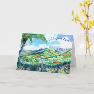 Hanalei Valley Kauai Greeting Card