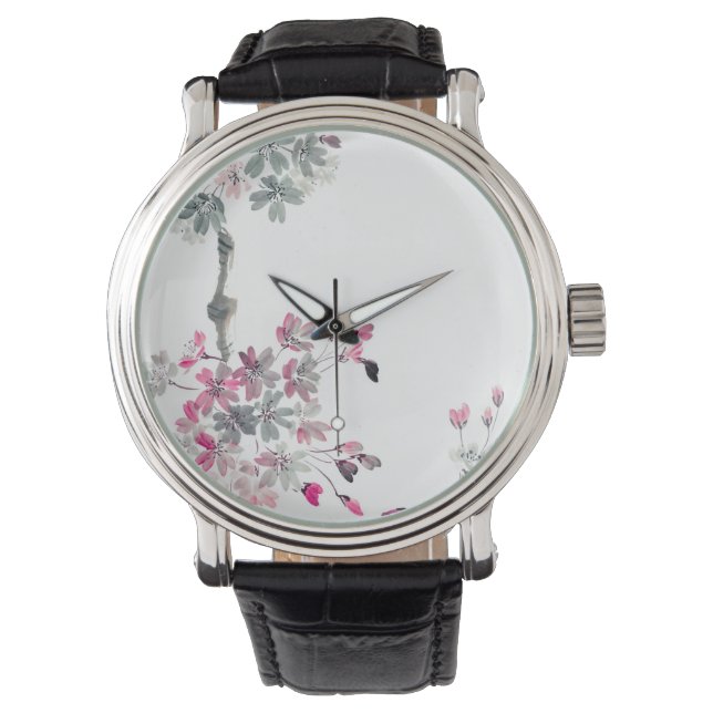 Hanami | Blooming sakura branch Watch (Front)