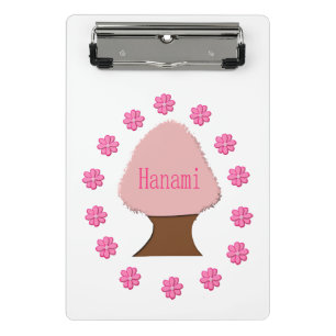 Hanami Japanese Cherry Tree Mini Clipboard