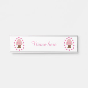Hanami Japanese Cherry Tree Personalised Door Sign