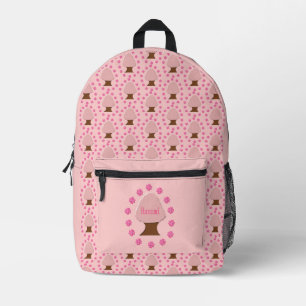 Hanami Japanese Cherry Tree Printed Backpack