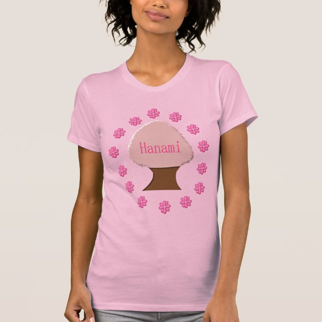 Hanami Japanese Cherry Tree T-Shirt (Front)