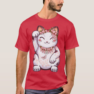 Hanami Maneki Neko Shun  T-Shirt