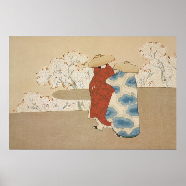 Hanami Season by Kamisaka Sekka (1909-1910) Poster (Front)