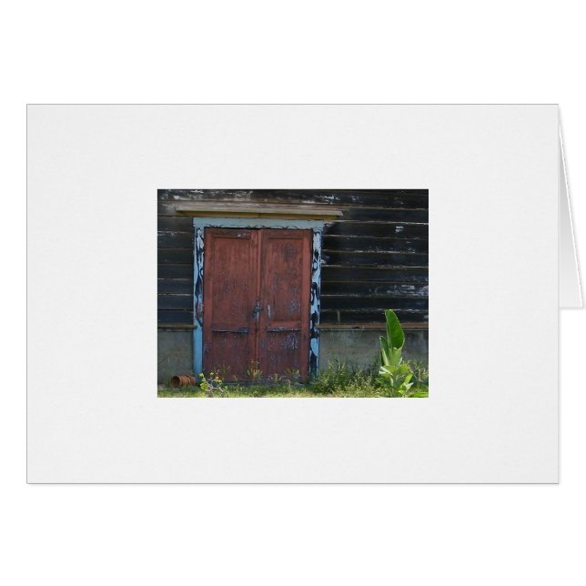 Hanapepe Hawaii Kauai Rustic Wood Door (Front Horizontal)