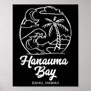 Hanauma Bay Beach Park, Oahu, Hawaii Summer Vacati Poster