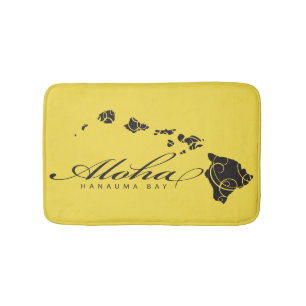 Hanauma Bay Hawaii Aloha Bath Mat