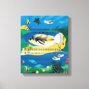 Hanauma Bay Hawaii - Humuhumunukunukuapua’a Canvas Print