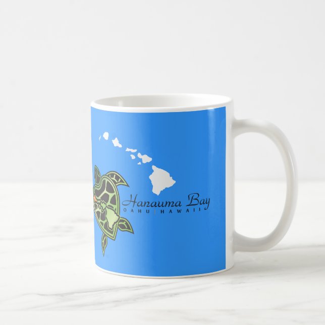 Hanauma Bay Hawaii islands Coffee Mug (Right)