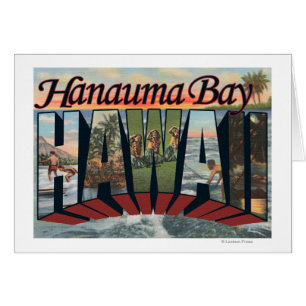 Hanauma Bay, Hawaii - Large Letter Scenes