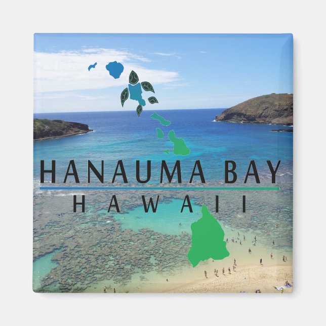 Hanauma Bay Hawaii Magnet (Front)