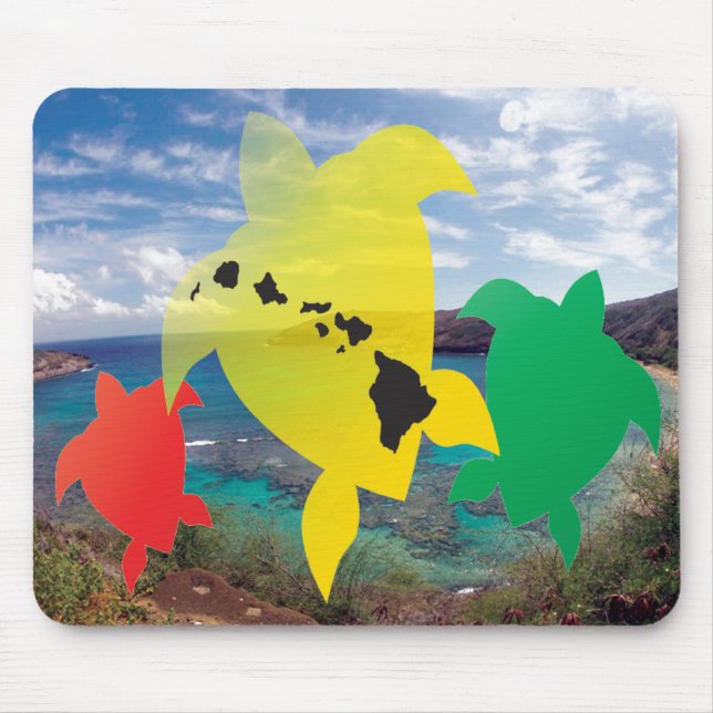 Hanauma Bay Hawaii Mouse Mat (Front)