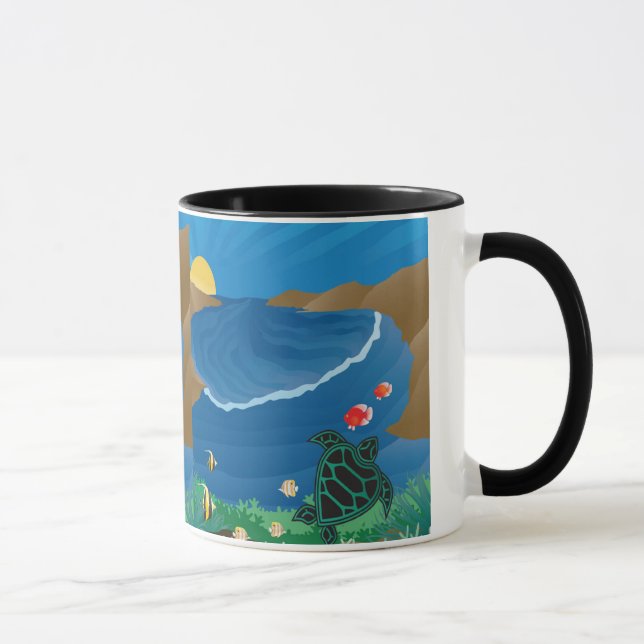 Hanauma Bay Hawaii Mug (Right)