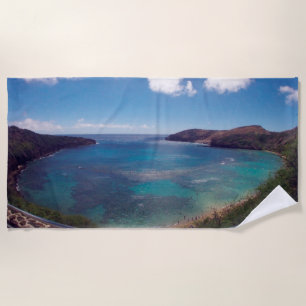 Hanauma Bay Hawaii Oahu Island Beach Towel