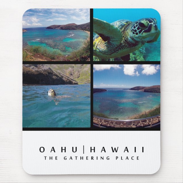 Hanauma Bay Hawaii  - Oahu Island Mouse Mat (Front)