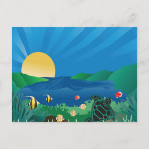 Hanauma Bay Hawaii Postcard