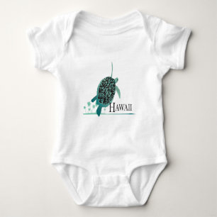 Hanauma Bay Hawaii Turtle Baby Bodysuit