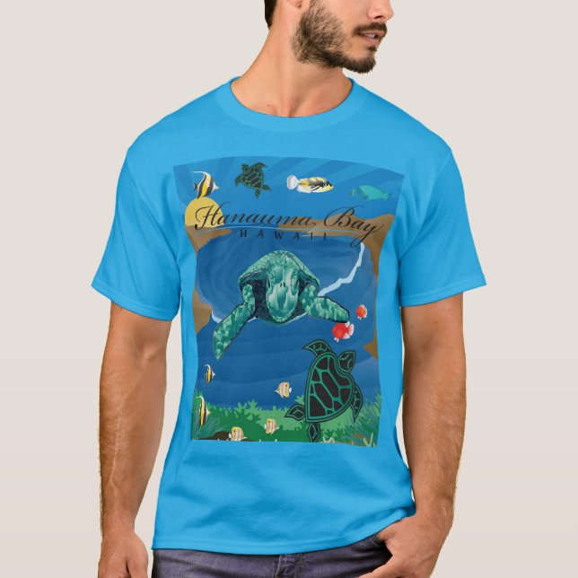 Hanauma Bay Hawaii Turtle T-Shirt (Front)
