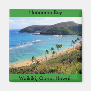 Hanauma Bay, Honolulu, Oahu, Hawaii View Magnet