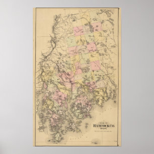 Hancock County, Maine Poster
