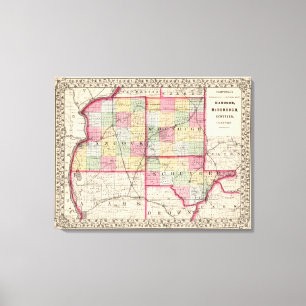 Hancock, McDonough, Schuyler counties Canvas Print