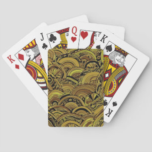 Hand And Digitally Painted Pattern Art 15 Playing Cards