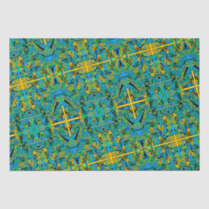 Hand And Digitally Painted Pattern Art 21 Tissue Paper