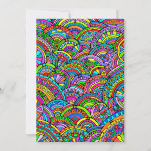 Hand And Digitally Painted Pattern Art 27