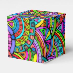 Hand And Digitally Painted Pattern Art 27 Favour Box