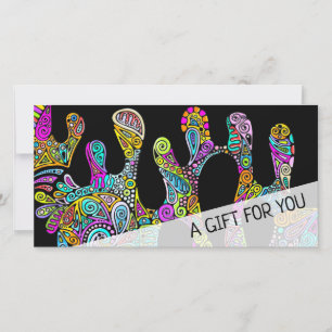 Hand And Digitally Painted Pattern Art 28