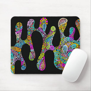 Hand And Digitally Painted Pattern Art 28 Mouse Mat