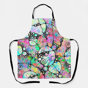 Hand And Digitally Painted Pattern Art 31 Apron