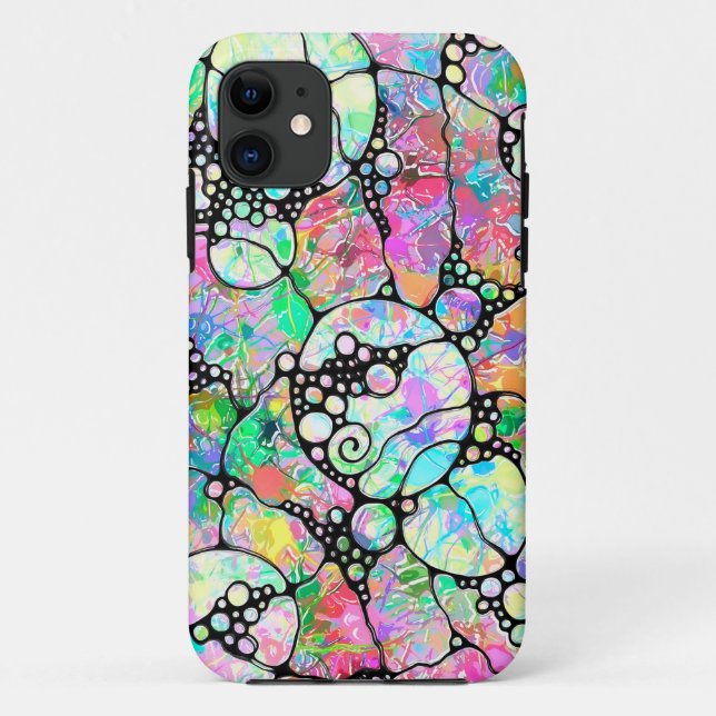 Hand And Digitally Painted Pattern Art 31 Case-Mate iPhone Case (Back)