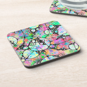 Hand And Digitally Painted Pattern Art 31 Coaster
