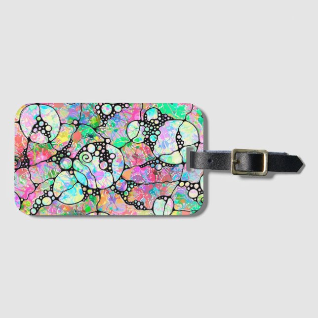 Hand And Digitally Painted Pattern Art 31 Luggage Tag (Front Horizontal)