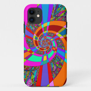 Hand And Digitally Painted Pattern Art 3 iPhone 11 Case