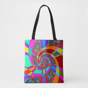 Hand And Digitally Painted Pattern Art 3 Tote Bag