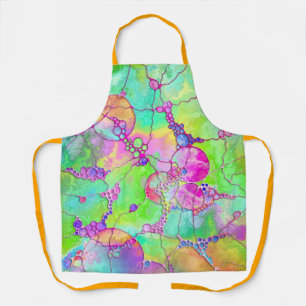 Hand And Digitally Painted Pattern Art 41 Apron