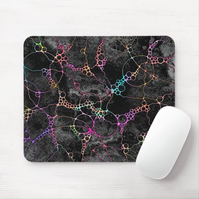 Hand And Digitally Painted Pattern Art 44 Mouse Mat (With Mouse)