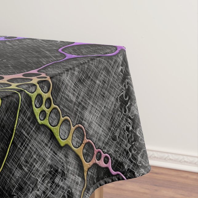 Hand And Digitally Painted Pattern Art 44 Tablecloth (In Situ)
