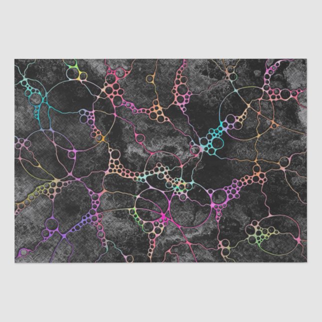 Hand And Digitally Painted Pattern Art 44 Tissue Paper (Front)