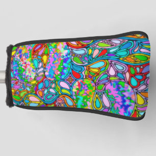 Hand And Digitally Painted Pattern Art 54 Golf Head Cover