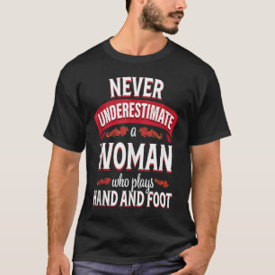 Hand and Foot Card Game  Woman Player Tank Top