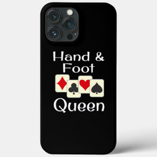 Hand And Foot Queen Playing Card Game Champion iPhone 13 Pro Max Case