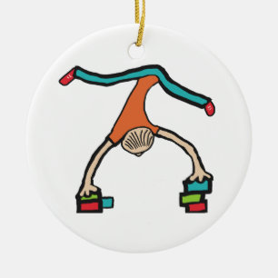 Hand Balancing Ceramic Tree Decoration