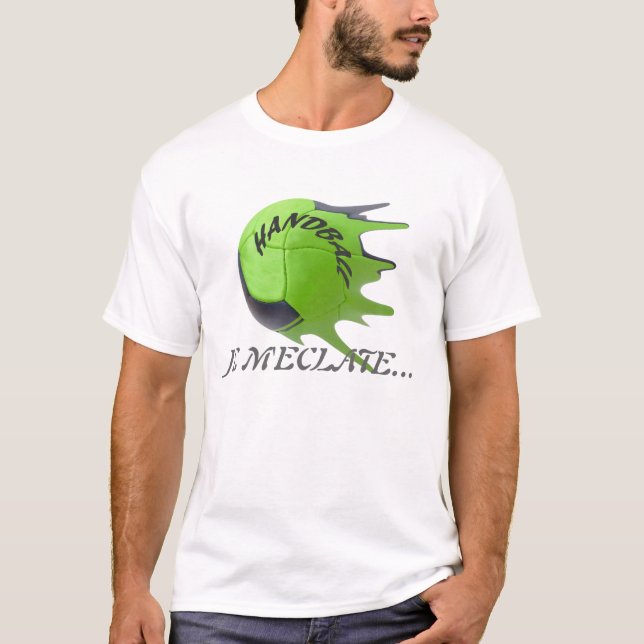 Hand Ball Modern Design for Action T-Shirt (Front)