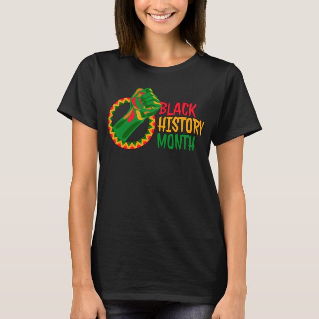 Hand Black History Month Men Women Kids T-Shirt (Front)
