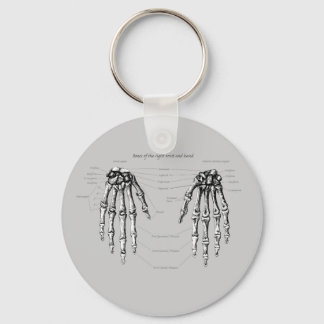 Hand Bones Details Key Ring