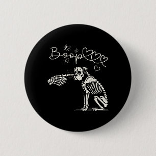 Hand Boop Boxer Dog Puppy Dog Halloween Costume 6 Cm Round Badge